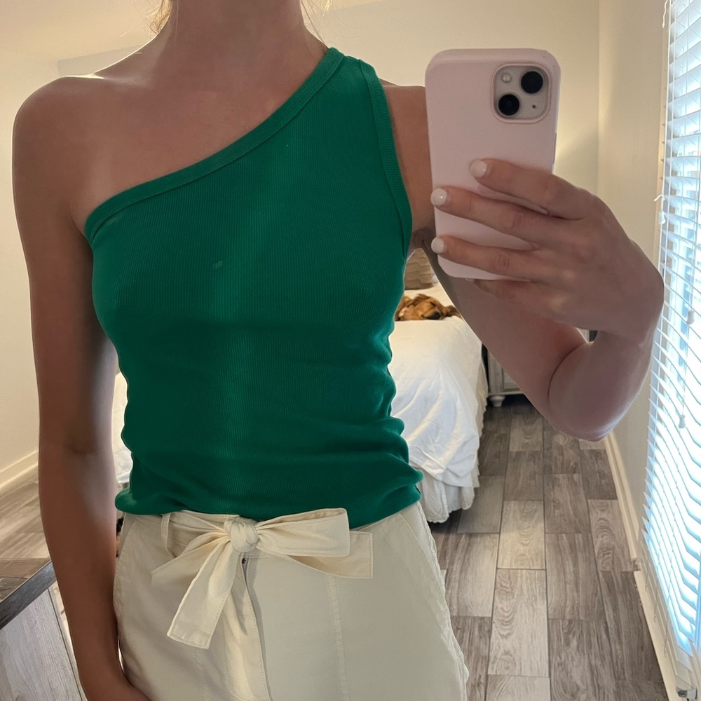 Anthropologie tank (green)
